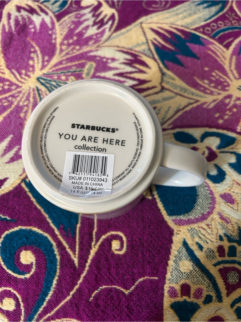 NWT Starbucks Barista you Are Here Mug Las Vegas Nevada - Picture 4 of 9